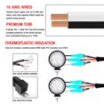 thumbnail image 3 of Arcelo de Cablado de la Barra de Luz LED, 480W 2 CABLES DE 18 AWG ARNÉS DE CABLEADO LED CON RELÉ DE RELÉ DE 12V 40A E INTERRUPTOR DE CONTROL DE CONTRO, 3 of 7