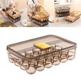 thumbnail image 4 of Caja de almacenamiento de huevos 24 huevos cajón dispensador bandeja ahorro de espacio fresco mantenimiento refrigerador huevo caja de almacenamiento contenedor Magideal Caja de almacenamiento de huevos, 4 of 7