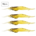 thumbnail image 3 of Lote de 10 señuelos de pesca de camarones de plástico, suaves y realistas, cebos artificiales, accesorios para aparejos., 3 of 11