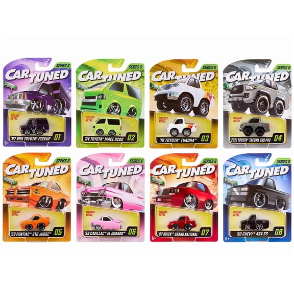 "Mainline" 2025 Series 6 Set of 8 Pieces Diecast Model Cars by CarTuned