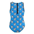 thumbnail image 6 of Hello Kitty Girls One Piece Swimsuits Hawaiian Summer Swimwear Beach Bathing Suit Outfits, 6 of 7