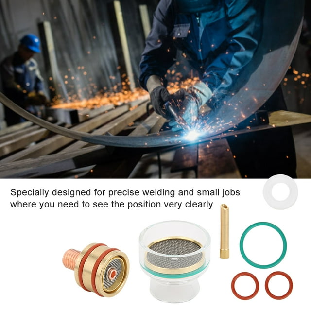 TIG Welding Accessories, TFM53NCN TIG Welding Kit TIG Torch Welding Torch Glass Cup Collet for WP9 WP20