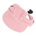 thumbnail image 2 of Summer Pet Sun Hat Adjustable Corduroy Casual Pet Hat Lightweight Stylish Pet Hat for Dogs Cats Bean Paste Pink S, 2 of 5