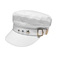thumbnail image 3 of Gorra de béisbol plana para mujer, cómoda, ajustable, de 56 a 58 cm Blanco, 3 of 9