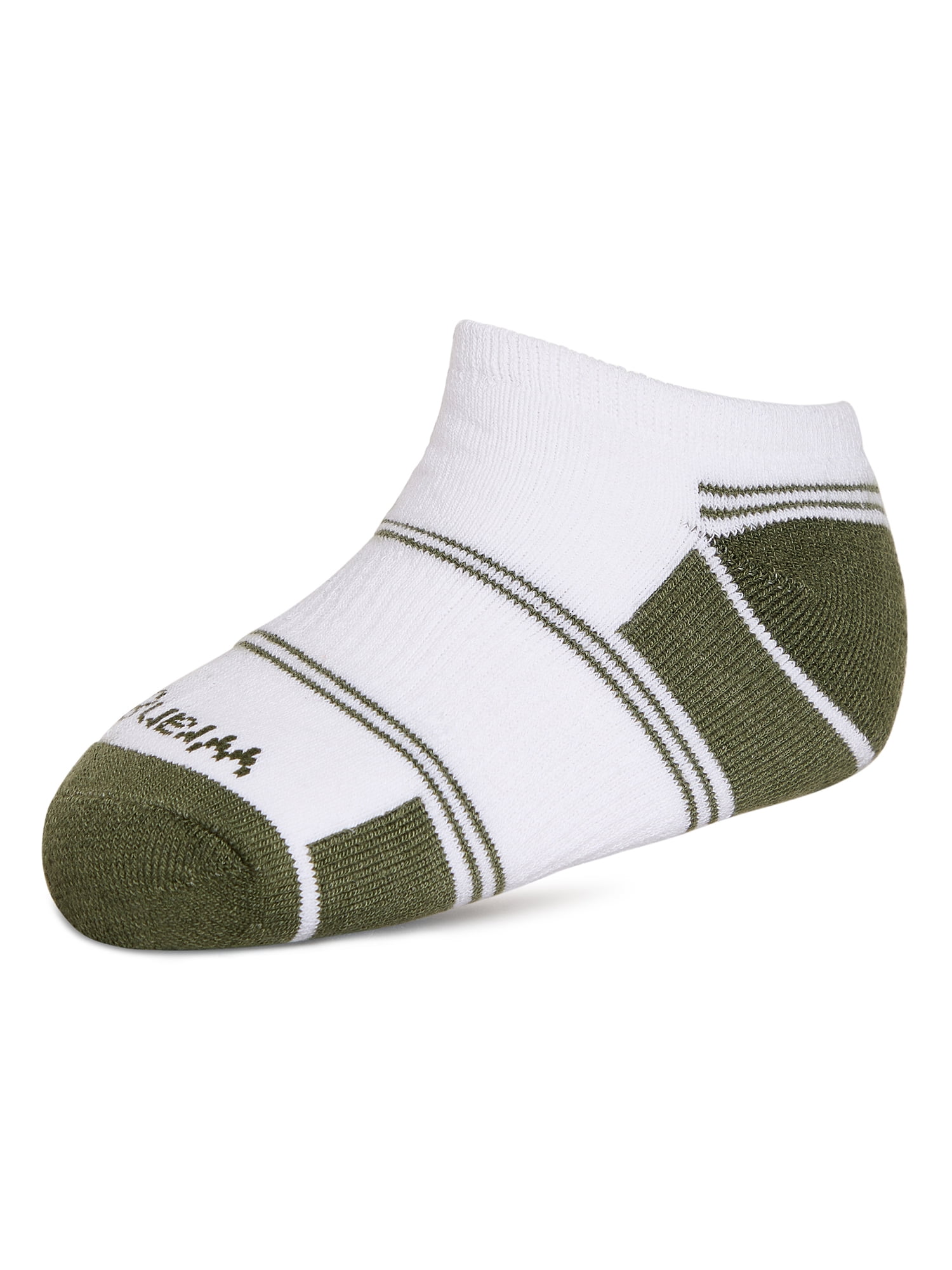 Wrangler Boys' Essentials Cool Comfort Low-Cut Boys Socks, Assorted Cushioned Kids Socks, Small, 6-Pack