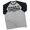 T-Shirt Heather Grey, variant on GYMISH RAGLAN Shock The World Workout Gym T-Shirt for Men – Funny Fitness Tee, Bodybuilding & Weightlifting Shirt, Heather Grey, Small