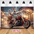 thumbnail image 6 of TanSiDing Easter Bunny Egg Party Backdrop Fabric - Polyester Decorative Wall Hanging for Easter Celebration, Spring Holiday Home Decor, Festive Photo Booth Background, 6 of 7