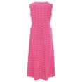 thumbnail image 3 of SXcggal Ladies Summer Pocket Sleeveless Round Neck Swing Fashion Floral Dress Casual Fashionable Comfortable Women's Dress, 3 of 8