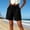 *Black, variant on Women's High Waisted Drawstring Cargo Shorts,Lightweight Casual Summer Shorts with Pockets Black,Women's Plus XXL