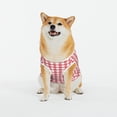thumbnail image 3 of LNWH Red Check Plaid Pattern Dog Clothes, Breathable Warm Cotton Pet Clothes 3X-Large, 3 of 8