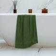 thumbnail image 5 of MALLONI HOME 4 Pack Bath Towel Set 27x54, 100% Ring Spun Cotton, Ultra Soft Highly Absorbent Machine Washable Hotel Spa Quality Bath Towels for Bathroom, 4 Bath Towels&nbsp;Olive Green, 5 of 7