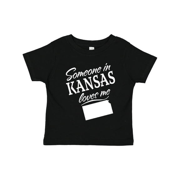 Inktastic Someone in Kansas Loves Me Boys or Girls Toddler T-Shirt
