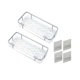 thumbnail image 4 of Estantes de ducha Soporte de almacenamiento montado en la pared Estante de especias de cocina autoadhesivo Estante de champú de ducha montado en de doble capa BLESIY estante de baño, 4 of 8