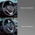 thumbnail image 3 of Cubierta para Volante de Automóvil Perfecl Cuero de PU Universal Negro, 3 of 5
