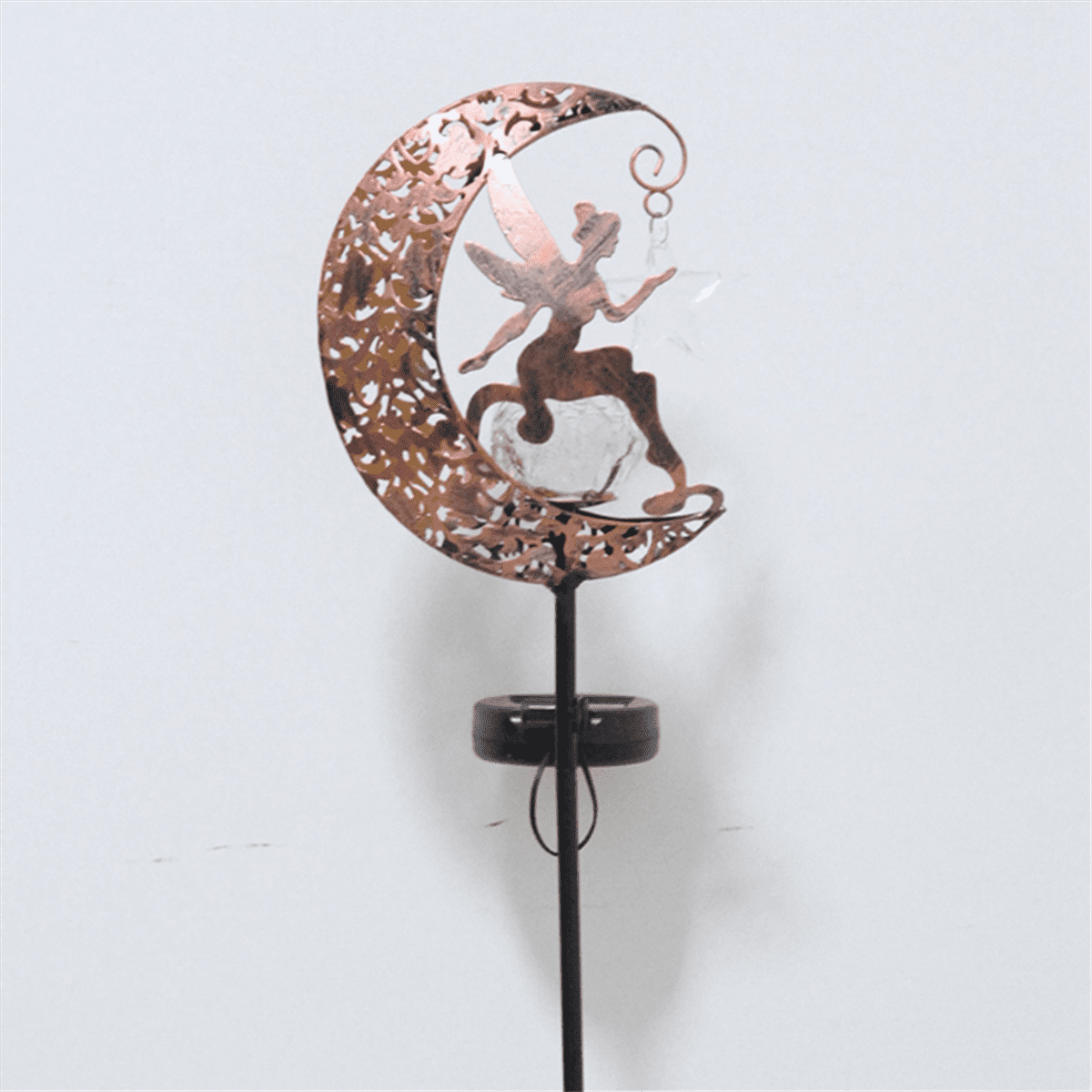 Solar Pathway Lights, Moon Fairy Glass Angel Decorative Outdoor Decorative Lights Waterproof