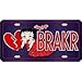 thumbnail image 3 of Betty Boop Heart Breaker License Plate (BRAKR), 3 of 4