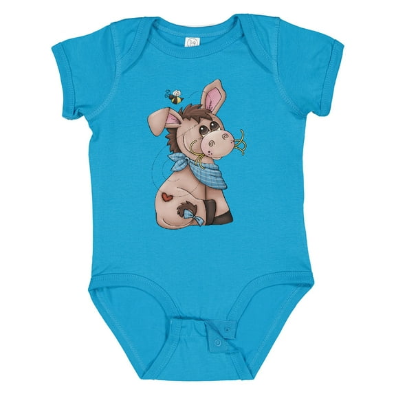 Inktastic Western Dilly Donkey Boys Baby Bodysuit