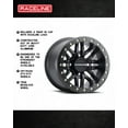 thumbnail image 5 of 15x7 Raceline A91B Ryno UTV Beadlock Black with Black Ring Wheel 4x137 (10mm), 5 of 5