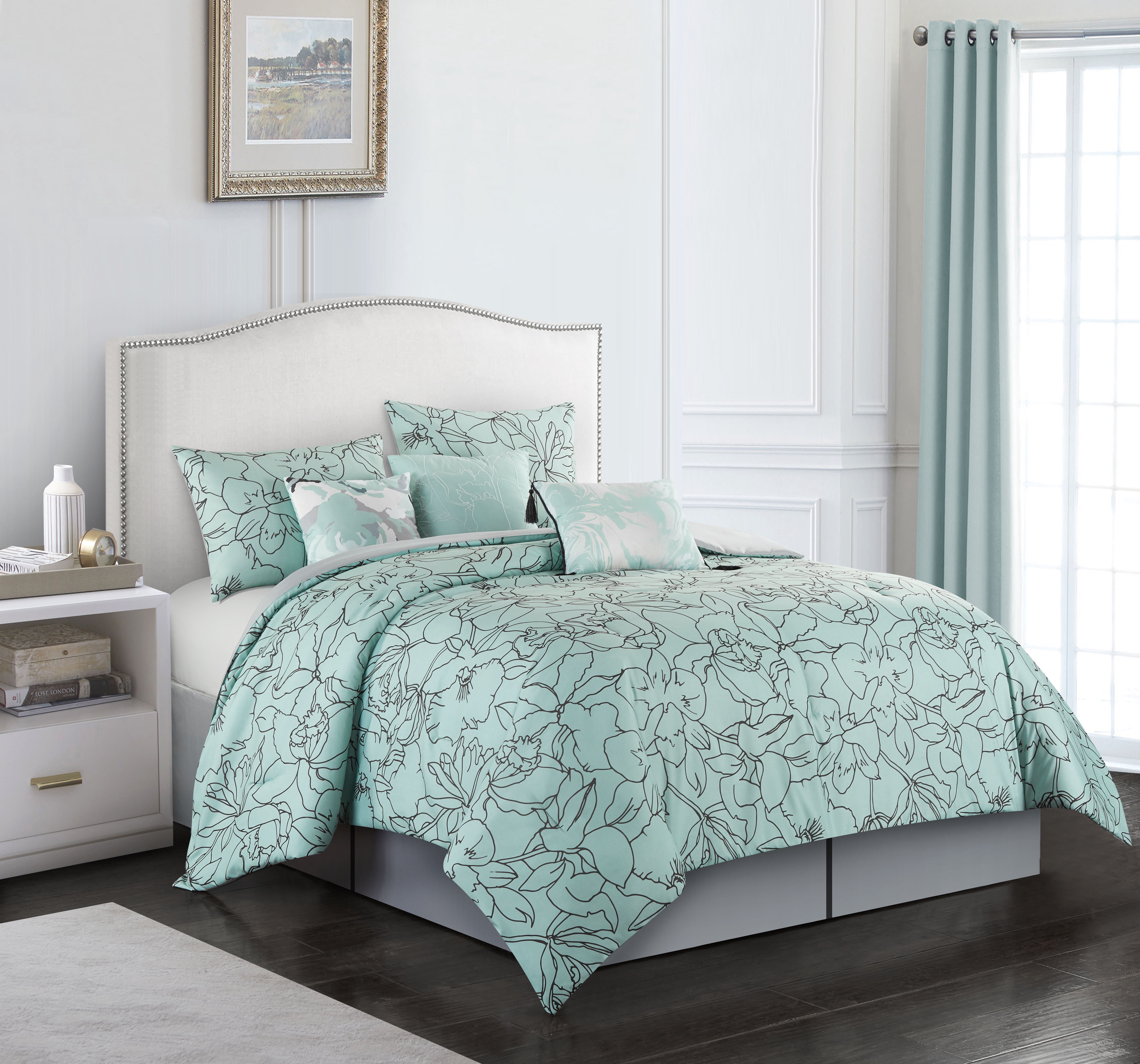 Aqua King Comforter Set