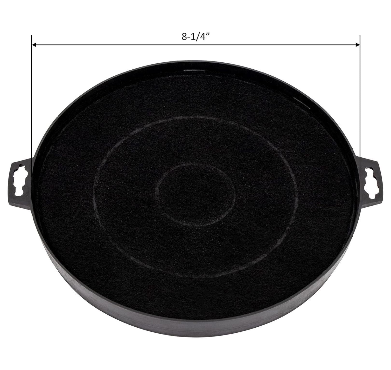 XYX 2 pcs 8" Charcoal Filter for Built-in Ductless Ventilation Range Hood