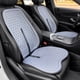 thumbnail image 4 of Cojín de asiento de verano - Protector ventilado y transpirable, juego de dos piezas, ajuste universal para sedán y SUV, negro/gris/beige, 24" x 18,5", 4 of 6