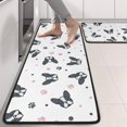 thumbnail image 2 of Kitchen Rugs Sets Of 2,French Bulldog Anti Fatigue Kitchen Mat Rugs Non Slip Washable,Decorative Kitchen Floor Mats for Kitchen,Sink,Laundry,17"x47"+17"x47", 2 of 5