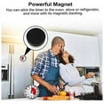 thumbnail image 3 of Temporizador de cocina mecánico magnético: cuenta regresiva de 60 minutos, herramienta de gestión visual del tiempo para cocinar al vapor en barbacoa (negro) para niños, profesores y adultos, 3 of 5