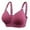 Purple, variant on Women Everyday Solid Bra Thin Style D Cup Comfort Bra Smooth Seamless Lift Support for Everyday Wear 42 Rose Gold