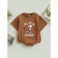 thumbnail image 2 of Fortune Bodys pour Garçons Bébé Imprimé Lettres Manches Courtes, 2 of 8
