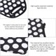 thumbnail image 4 of Waterproof Neoprene Insulated Lunch Bag for Picnic and Camping, Black and White Polka Dots, 4 of 4