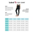 thumbnail image 2 of Baleaf Youth Girls Fleece Lined Water Resistant Leggings High Waisted Black S, 2 of 7