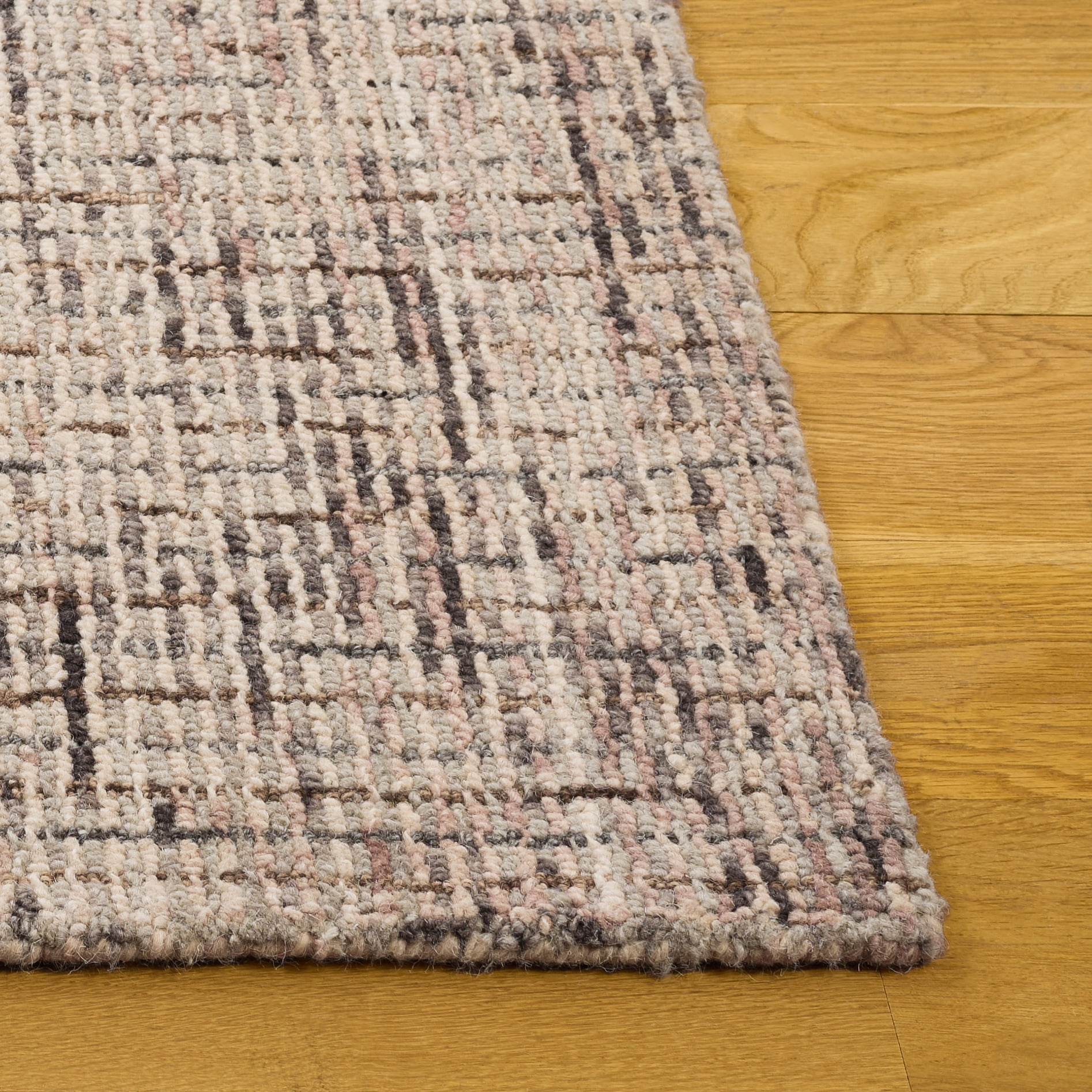 Safavieh Abstract Delia Distressed Wool Area Rug, Beige/Brown, 4' x 6'