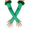 green, variant on Women Long Gloves for Wedding Bridal Party Feather Gloves for Bride Wedding Accessories