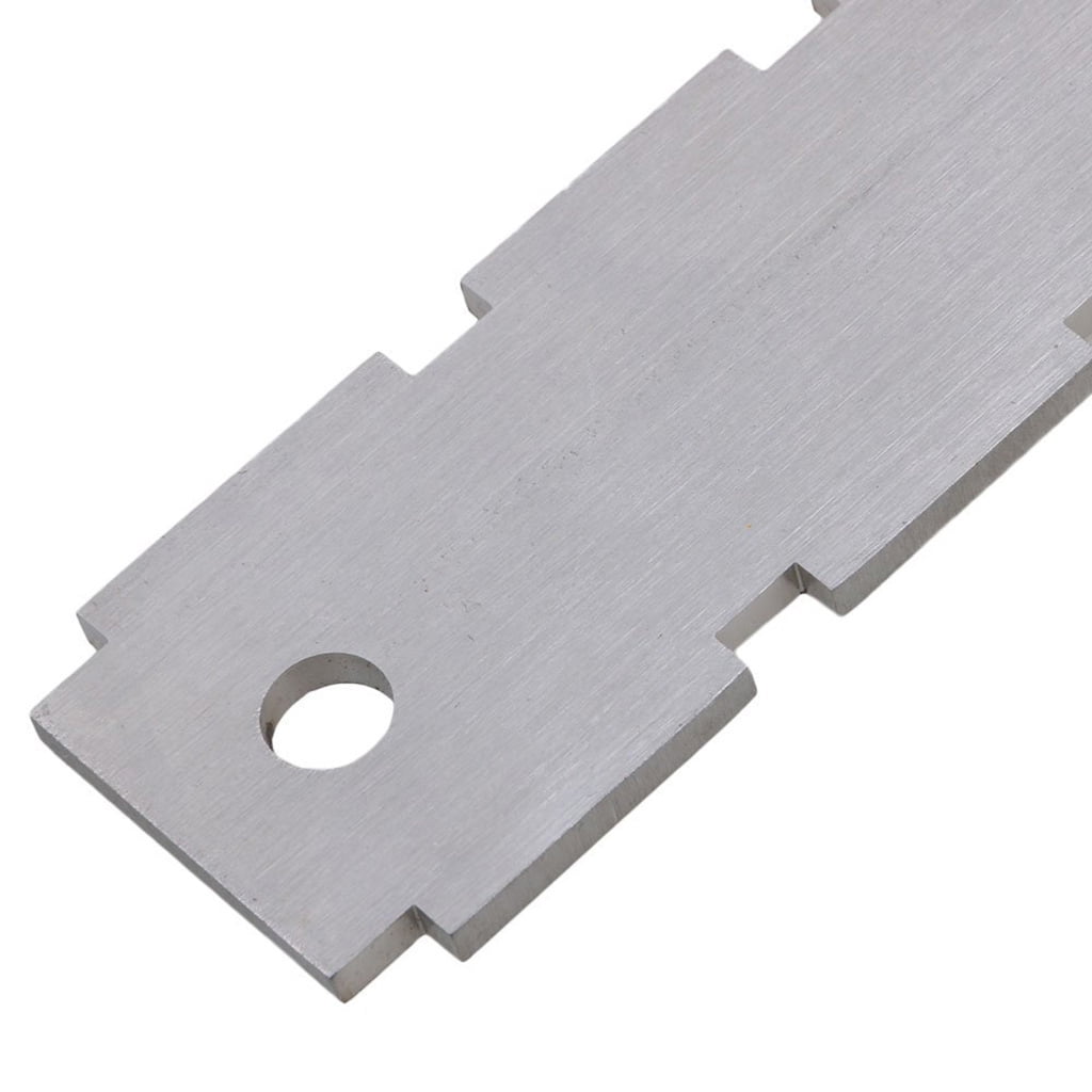 LeeQinersw Guitar String Action Ruler + Fret File for Guitar Bass Mandolin Banjo Luthier