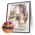 thumbnail image 2 of Taladro de pintura de diamante para bicicleta, Kits de ventana, decoración de pared de habitación de casa redonda completa FLhrweasw Nuevo, 2 of 9