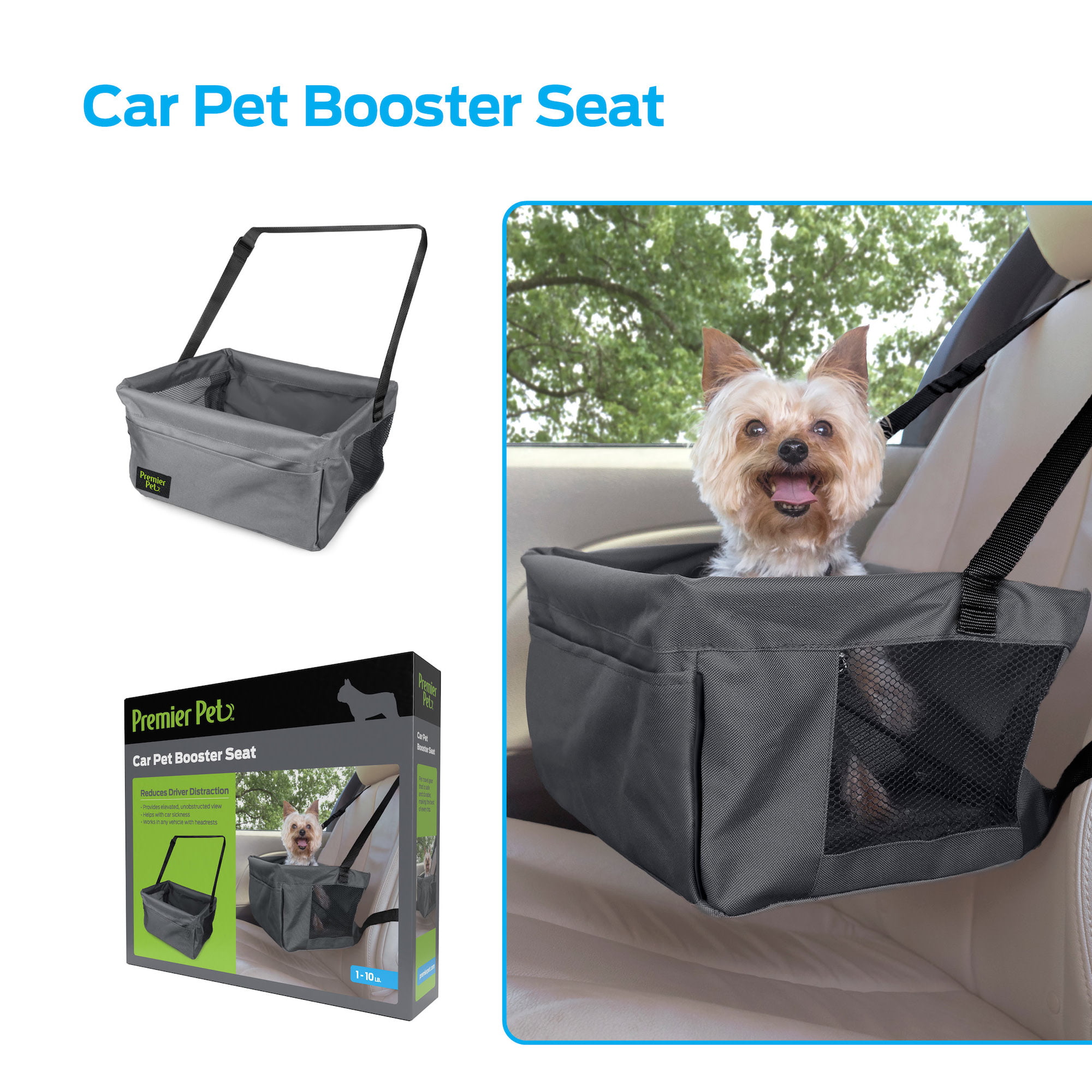 Premier Pet Car Booster Seat for Small Dogs