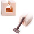 thumbnail image 3 of Piezas Exprimidor de Pasta de Dientes, Soporte de Asiento para Exprimidor de Pasta de Dientes con Tubo Rodante, Dispensador de Exprimidor de Tubo Dispensador de Pasta de Dientes Giratorio para Baño, 3 of 6