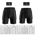 thumbnail image 5 of Hip Butt Protection Padded Outdoor Sports Skiing Skating Snowboarding Shorts Hip Protection Shorts Pad For Ski Snowboard Men's/women, 5 of 5