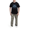 thumbnail image 5 of CafePress - Argentina Football Pajamas - Men's Dark Loose Fit Cotton Pajama Set, 5 of 7