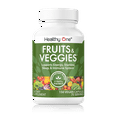 thumbnail image 5 of Healthy One Fruits and Veggies Supplement - 27 Superfood Fruit and Veggie Vitamins, 150 Capsules, 5 of 11