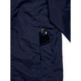thumbnail image 3 of Little Donkey Andy Mens Waterproof Rain Jacket with Hood, Durable UV Protection Raincoat Breathable for Outdoor Hiking (Black Blue L), 3 of 6
