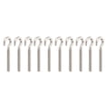 thumbnail image 2 of 10Pcs Eye Screws Open  Hook Eyelet Threaded Heavy Duty Screw Eyes Hooks For Hammock, Swing, Yoga, 2 of 8