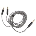 thumbnail image 1 of Cable de Sonido de Reemplazo de Auriculares, Núcle de Cobre PLETADO PLETADO DE TRACCION DE 3.5 MM UN CABLE DOBLE DE REALIZACIÓN DE AURICANOS DE 2.5 mm PARA HE1000 V2 PARA, 1 of 7