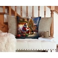 thumbnail image 3 of Carolines Treasures DAC4114PW1414 14 x 14 in. German Shepherd & Santa Claus Throw Pillow, 3 of 6