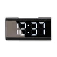 thumbnail image 1 of Reloj Despertador Digital, Reloj Despertador Silencioso Para Mesita De Noche, Espejo Led Con Pantalla De Temperatura, Portátil Para Escritorio De Dormitorio Minnieouse HA015923-00, 1 of 6