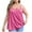 Hot Pink, variant on cocolona Womens Plus Size Summer Camisole Tank Tops with Built in Bras Sleeveless Pleated Shirts Lightweight Soft Underwear