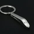 thumbnail image 2 of CANKER Silver Metal Keyfob 3D Car Locomotive Train Head Keyring Keychain Key Chain Ring, 2 of 9