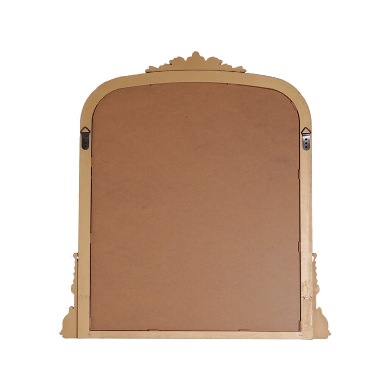 Ember Interiors Ornate Rectangle Mirror with Gold Frame photo 8