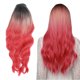 thumbnail image 5 of Pelucas de pelo de cosplay Pelucas de pelo falso de color rosa rojo colorido para fiesta de Halloween Carnaval Conciertos de vida nocturna 66cm Khall 1.41321E+12, 5 of 6