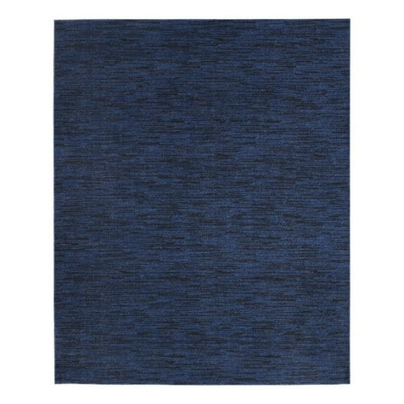 Pemberly Row 8' x 10' Midnight Blue Outdoor Indoor/Outdoor Rug